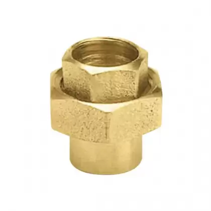 UNIÃO LATÃO AQUEC CONICA S/SOLDA B15 RAMO