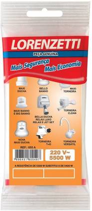 RESISTÊNCIA MAXI DUCHA 3T 220V 5500W - LORENZETTI