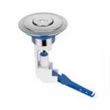 BOTÃO ACIONADOR SUPERIOR UNIVERSAL CROMADO P/CAIXA ACOPLADA SACO PLASTICO C/1 PC