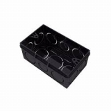 CAIXA LUZ PVC PRETA 4X2 AMANCO