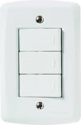 CONJ. 4X2 3 TECLA SIMPLES LUX2 TRAMONTINA