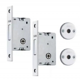 FECHADURA AUX. QUADRUP. 1001 INOX ENC. 49MM STAM