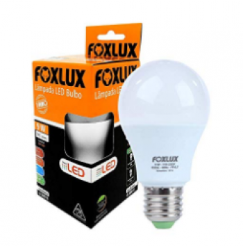 LAMPADA LED BULBO CERTIFICADA A60  9 W 6500K BRANCA BIVOLT - FOXLUX