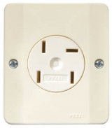 TOMADA SISTEMA X P/TELEFONE REF 30123 C/PLACA