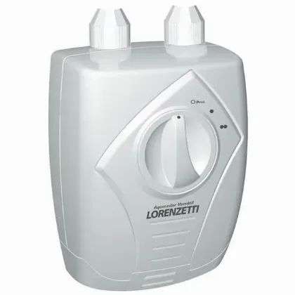 Aquecedor de Água Elétrico Versátil 3 Temperaturas Lorenzetti de 5500W 220V