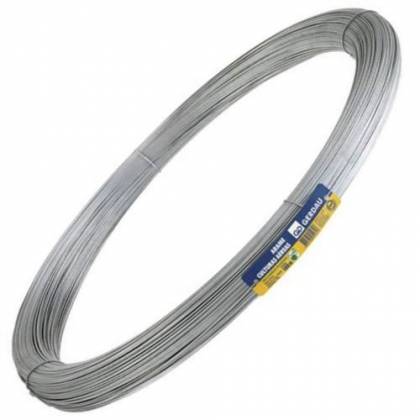 ARAME GALVANIZADO LISO MACIO 22 ROLO 1kg GERDAU