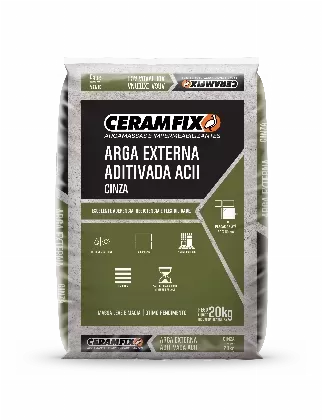 ARGA EXTERNA ADITIVADA ACII CINZA