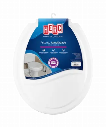 Assento Almofadado Branco Herc