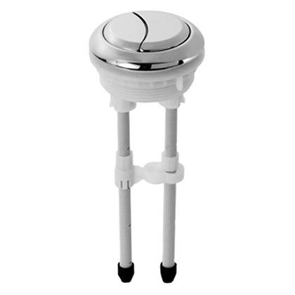 BOTAO ACIONADOR SUPERIOR DUPLO ABS METALIZADO P/ CAIXA ACOPLADA ASTRA SACO PLASTICO C/1 PC