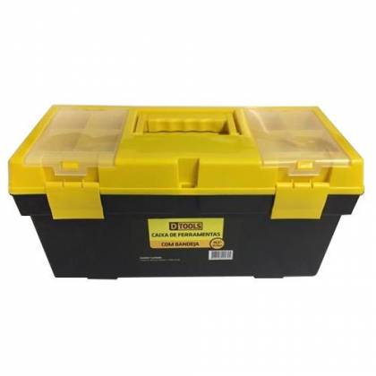 CAIXA DE FERRAMENTA PLAST.24X50CM DTOOLS