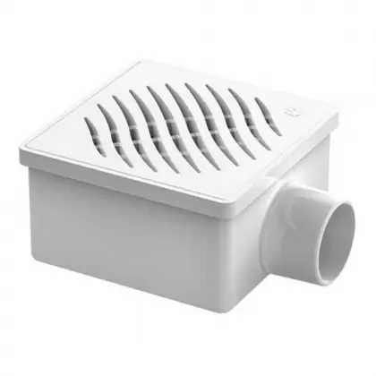CAIXA SIFONADA QUADRADA BR 100 X 53 X 40MM (RALO SECO) TIGRE 7897613354384