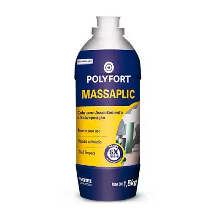 Cola para azulejo Massaplic 1,5 kg branco Pulvitec
