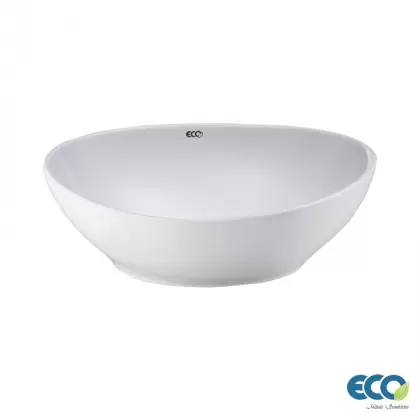CUBA CERÂMICA OVAL BRANCA ECO