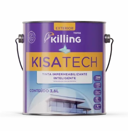 Tintas  Kisatech Tinta Fosca Impermeabilizante Inteligente - Disponível 3,6 L 18L