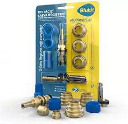 KIT FACIL P/REG.HASTE S/CR. ROSCA N.00 BLISTER C/ 10 PECAS 7897210434601