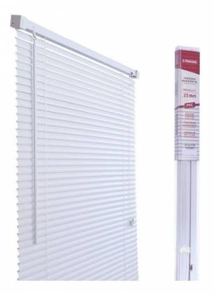 PERSIANA HORIZONTAL PVC 25MM 1,40(L) X 1,30(A) BRANCA PRIMAFER