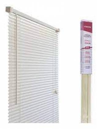 PERSIANA HORIZONTAL PVC 25MM 1,60(L) X 1,60(A) BEGE PRIMAFER
