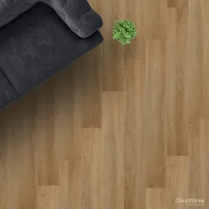 Pisos Vinílicos  Piso Vinílico SPC Clicado - Carvalho Americano - Obra Vitrea