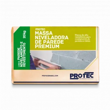 Protec Massa Niveladora De Parede Premium Cinza 20KG