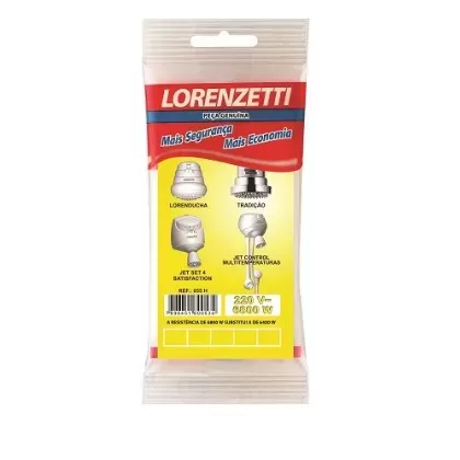 RESISTÊNCIA TRADIÇÃO/JET 4/LOREN DUCHA 220 V/  6800W - LORENZETTI